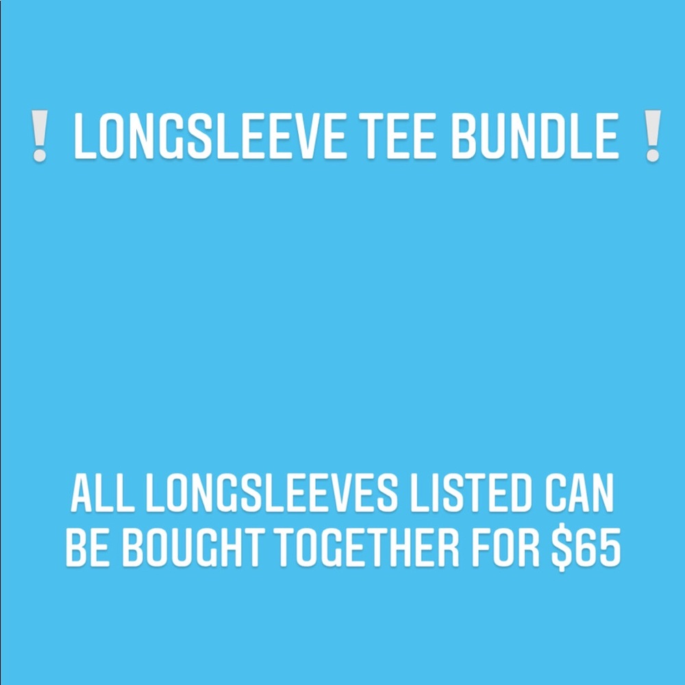 ❗️Longsleeve Bundle❗️
